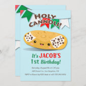 Heiliger Cannoli! Geburtstagsparty des Niedlichen Einladung (Vorne/Hinten)