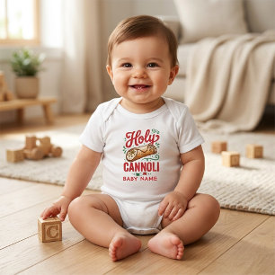 Heiliger Cannoli personalisierter benutzerdefinier Baby Strampler