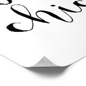 Heiliger Chic Poster (Ecke)