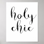Heiliger Chic Poster (Vorne)