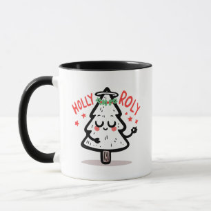 Heiliger Christma-roly-Becher – Süßer meditierende Tasse