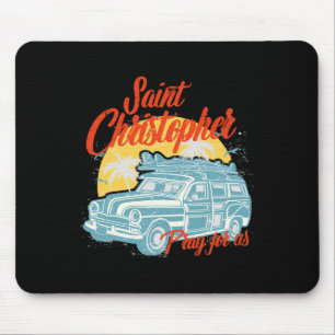 Heiliger Christoph Surfer-Typ Surft Männer Strand Mousepad