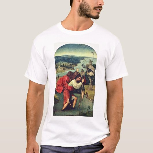 Heiliger Christophorus. Durch Hieronymus Bosch T-Shirt (Vorderseite)