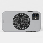 Heiliger Christophorus-Medaille Case-Mate iPhone Hülle (Rückseite (Horizontal))