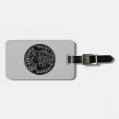 Heiliger Christophorus-Medaille Gepäckanhänger (Vorderseite horizontal)