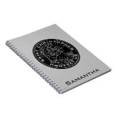 Heiliger Christophorus-Medaille Notizblock (Rechte Seite)