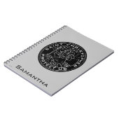 Heiliger Christophorus-Medaille Notizblock (Linke Seite)