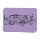 Heiliger Deiniol Abt und Bischof Magnet (Horizontal)
