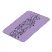 Heiliger Deiniol Abt und Bischof Magnet (Linke Seite)