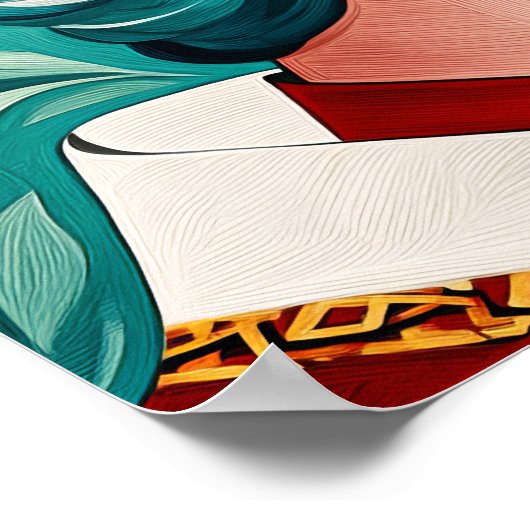 Heiliger Denis im Glauben und Stärke Poster (Ecke)