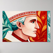 Heiliger Denis im Glauben und Stärke Poster (Vorne)