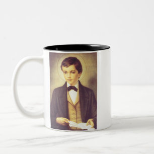 Heiliger Dominikus Savio Schüler von Johannes Bosc Zweifarbige Tasse