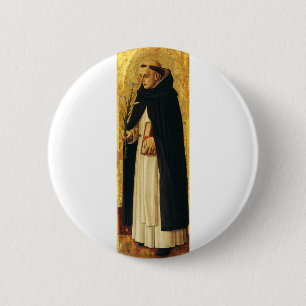Heiliger Dominikus von Carlo Crivelli Button