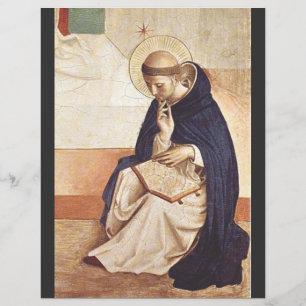Heiliger Dominikus von Fra Angelico Renaissance-Fi Flyer