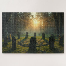 Heiliger Druidenkreis-Jigsaw-Puzzle Puzzle