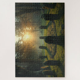 Heiliger Druidenkreis-Jigsaw-Puzzle Puzzle