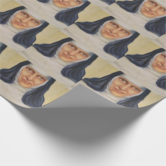 Heiliger Dulce der Armen Geschenkpapier (Ecke)