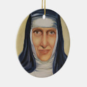 Heiliger Dulce der Armen Keramik Ornament (Rechts)