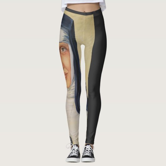 Heiliger Dulce der Armen Leggings (Vorderseite)