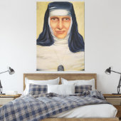Heiliger Dulce der Armen Leinwanddruck (Insitu (Schlafzimmer))