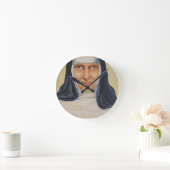 Heiliger Dulce der Armen Runde Wanduhr (Zuhause)