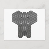 Heiliger Elefant - Elefant des Lebens. Postkarte (Vorderseite)