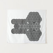 Heiliger Elefant - Elefant des Lebens. Wandteppich (Vorderseite (Horizontal))