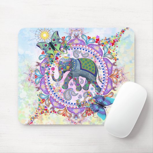 Heiliger Elefant Mousepad (Mit Mouse)