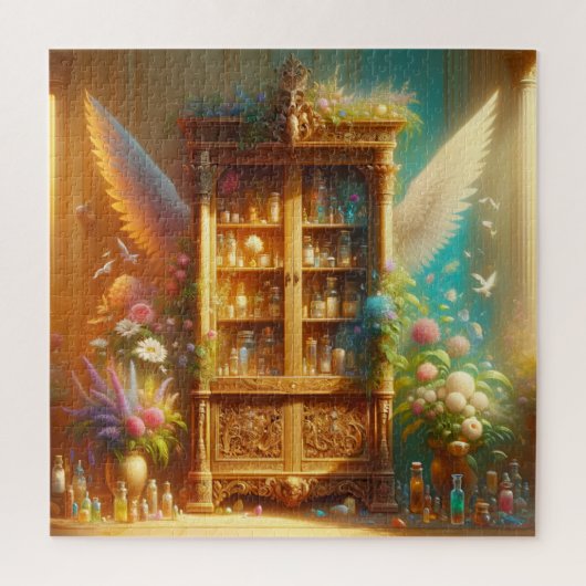 Heiliger Engel Apotheke Himmlischer Schrank Tranqu Puzzle (Vertikal)