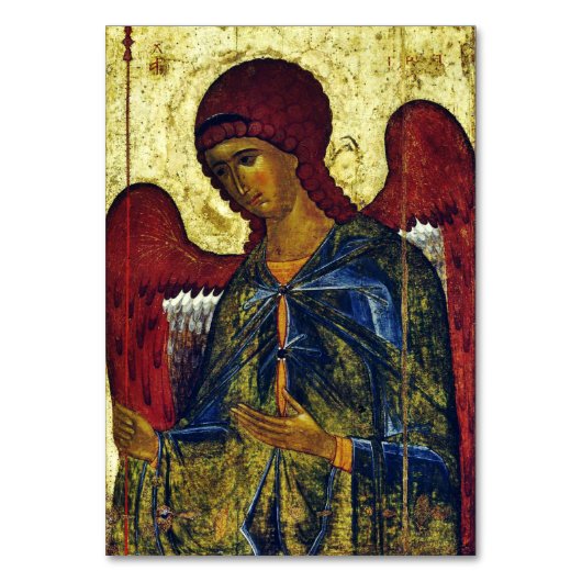 Heiliger Engel Gabriel Orthodoxe Ikone Tischnummer (Vorderseite)