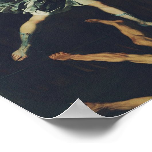 Heiliger Erzengel Michael besiegt den Teufel Poster (Ecke)