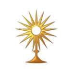 Heiliger Eucharist in der goldenen Monstrance Freistehende Fotoskulptur<br><div class="desc">Heilige Eucharistin in goldener Monstrance Feel kann dieses Objekt mit eigenen Worten und/oder Bildern ergänzen oder die Hintergrundfarbe mit Zazzles großartigen Anpassungswerkzeugen ändern. Dieses Design ist auch auf vielen anderen Produkten erhältlich. Danke,  dass du vorbeigekommen bist! Gott segne!</div>