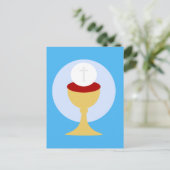 Heiliger Eucharist Postkarte (Stehend Vorderseite)
