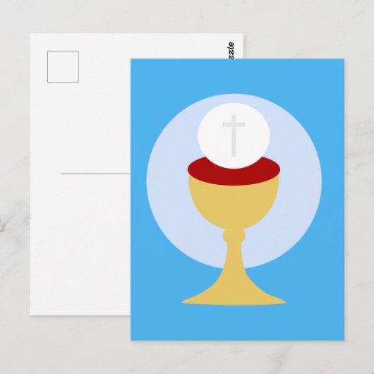 Heiliger Eucharist Postkarte (Vorne/Hinten)