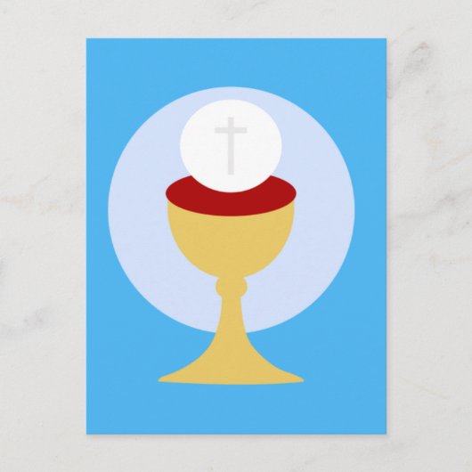 Heiliger Eucharist Postkarte (Vorderseite)