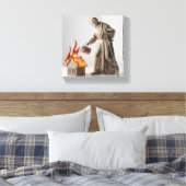 Heiliger Florian -Schutzpatron der Feuerwehr Leinwanddruck (Insitu (Schlafzimmer))