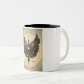 "Heiliger Flug" Zweifarbige Tasse (VorderseiteRechts)