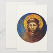 Heiliger Franz von Assisi Der Sonnengesang Briefpapier (Vorne/Hinten)