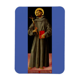 Heiliger Franz von Assisi von Antoniazzo Romano Magnet