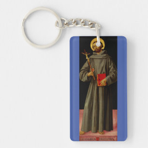 Heiliger Franz von Assisi von Antoniazzo Romano Schlüsselanhänger