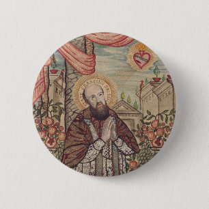 Heiliger Franz von Sales Bischof von Genf Button