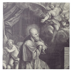 Heiliger Franz von Sales Bischof von Genf Fliese