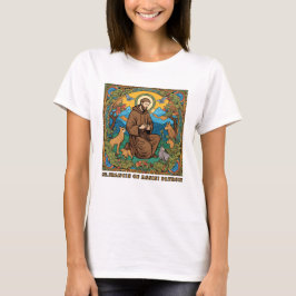 Heiliger Franziskaner Katholisches Christliches T- T-Shirt