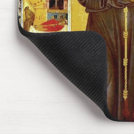 Heiliger Franziskus der mittelalterlichen Mousepad (Ecke)