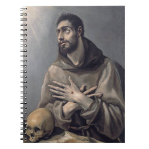 Heiliger Franziskus durch El Greco Notizblock