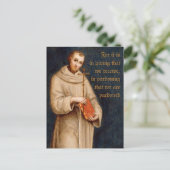 Heiliger Franziskus Gebet CC0731 Raphael Postkarte (Stehend Vorderseite)