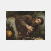 Heiliger Franziskus im Gebet (Christlicher Glaube) Fleecedecke (Vorderseite (Horizontal))