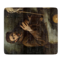 Heiliger Franziskus im Gebet (Christlicher Glaube) Schneidebrett