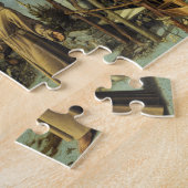 Heiliger Franziskus in der Wüste durch Giovanni Puzzle (Seite)