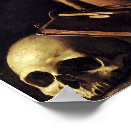 Heiliger Franziskus in Meditation Poster (Ecke)